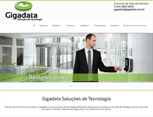 Tablet Screenshot of gigadata.com.br